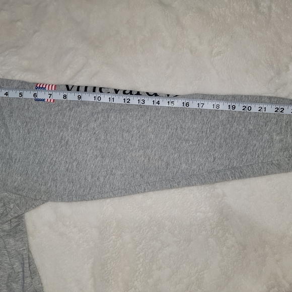Vineyard Vines Gray Long Sleeve Tee with Sleeve Branding - Picture 8 of 10